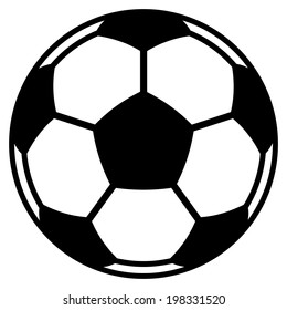 Illustration of the football / soccer ball