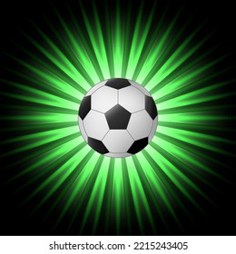 illustration of football vector graphic design