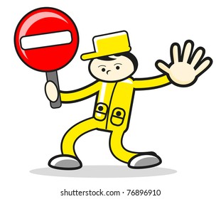 illustration of forbidden