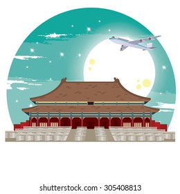 Illustration. Forbidden City