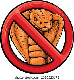 illustration of Forbidden Cobra on white background