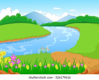 River Sunset Stock Vectors, Images & Vector Art | Shutterstock