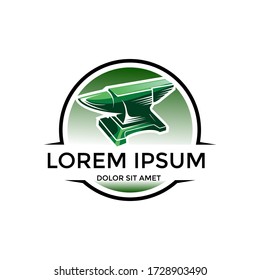 ilustración de forging iron para el diseño de plantillas de logotipo