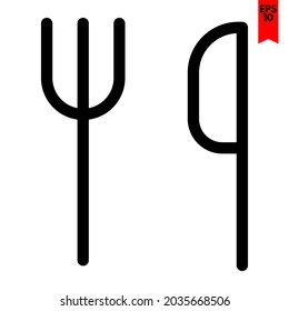 ilustración del icono de diseño de bifurcación