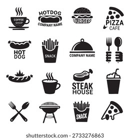 ilustración, tenedor, comida, menú, negro, restaurante, conjunto, Vector, comer, diseño, icono, silueta, cuchara, signo, símbolo, cocinero, cocina, cuchillo, utensilio, cubiertos, almuerzo, comida, cocina, aislado, café, logotipo, cena, mesa, esquema, plato