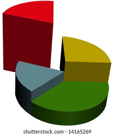 Abbildung mit vier Elementdiagrammen einzeln auf weißem Hintergrund