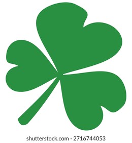 illustration of a four leaf green clover on a white background.
Set of four leaf clover icons in flat style. four leaf clover.
