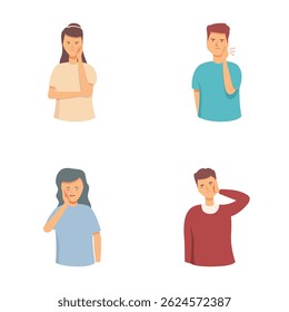 Illustration of four people with thoughtful expressions, conveying uncertainty and perplexity