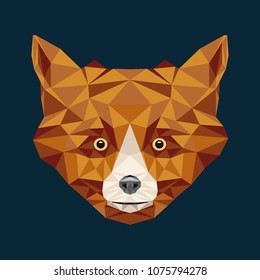 Illustration of a fox head – Vector