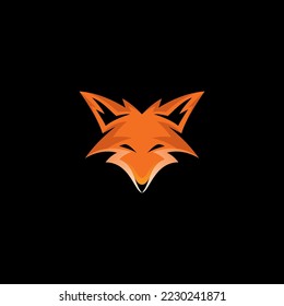 Illustration Fox Vector. Fox Logo Simple. Fox Icon Design