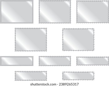 Illustration of a frame with connected balls