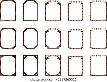 Illustration of a frame with connected balls