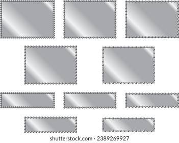 Illustration of a frame with connected balls
