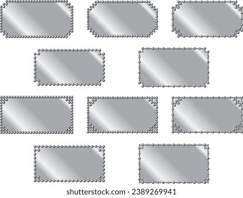 Illustration of a frame with connected balls
