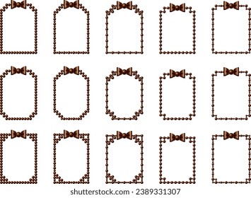 Illustration of a frame with connected balls