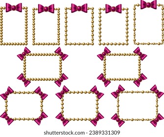 Illustration of a frame with connected balls