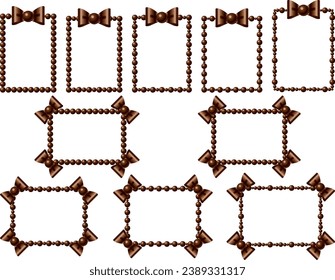 Illustration of a frame with connected balls