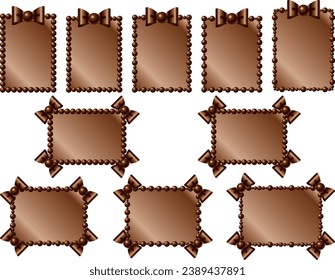Illustration of a frame with connected balls