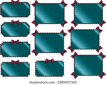 Illustration of a frame with connected balls