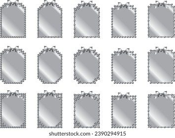 Illustration of a frame with connected balls