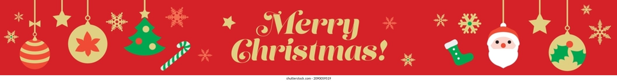 Illustration des Rahmendesigns von Weihnachten.