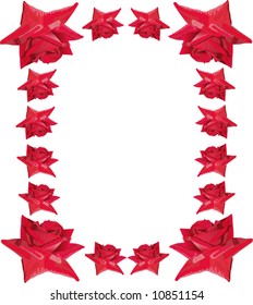 illustration with frame of  isolated on white background