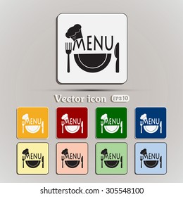 illustration frame with restaurant menu design Vector 