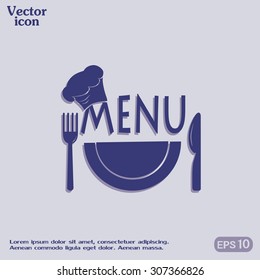 illustration frame with restaurant menu design Vector illustrati
