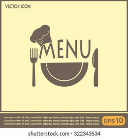 illustration frame with restaurant menu design Vector illustrati
