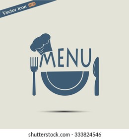 illustration frame with restaurant menu design Vector illustrati