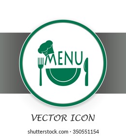 illustration frame with restaurant menu design Vector illustrati