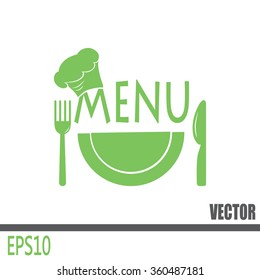 illustration frame with restaurant menu design Vector illustrati