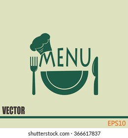 illustration frame with restaurant menu design Vector illustrati