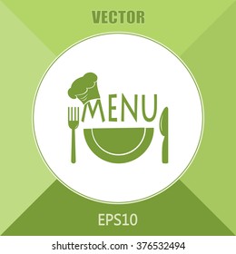illustration frame with restaurant menu design Vector illustrati
