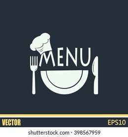 illustration frame with restaurant menu design Vector illustrati