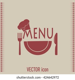 illustration frame with restaurant menu design Vector illustrati