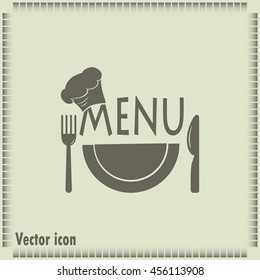 illustration frame with restaurant menu design Vector illustrati