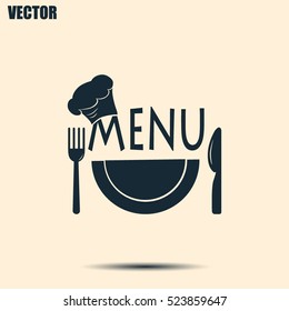 illustration frame with restaurant menu design Vector illustration.