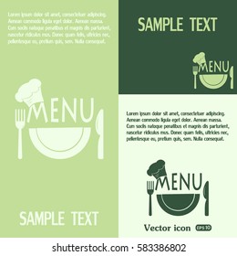 illustration frame with restaurant menu design Vector illustration.