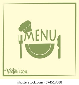 illustration frame with restaurant menu design Vector illustrati
