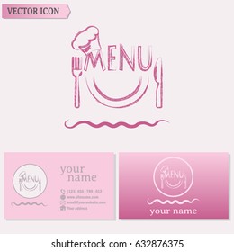 illustration frame with restaurant menu design Vector illustrati