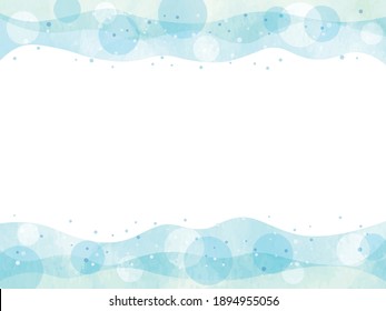 Illustration frame of water image