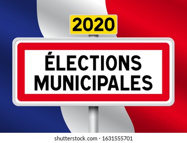 Illustration for the French local elections (mayor election) on 15 and 22 March 2020