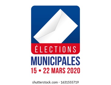 Illustration for the French local elections (mayor election) on 15 and 22 March 2020