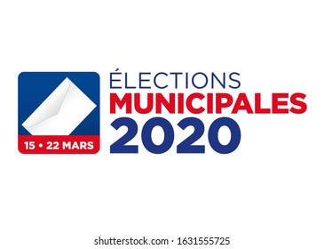 Illustration for the French local elections (mayor election) on 15 and 22 March 2020