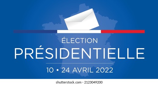 Illustration for the French Presidential Election on 10 and 24 April 2022.
French text means 2022 French Presidential Election