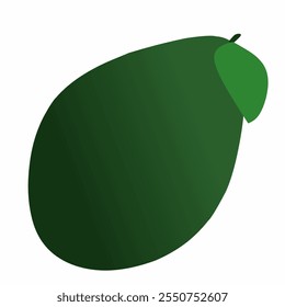 Illustration of fresh avocado good for salad