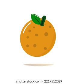 illustration of fresh citrus fruit as an icon in your web design.