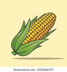 The Illustration of Fresh Corn