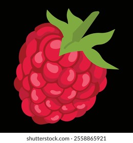 Illustration of fresh fruit hand-drawn vector